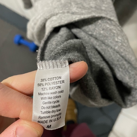 Ebbets Field Flannels Hooded Sweatshirt Grey Medium USA Made Minneapolis Millers - Picture 7 of 7